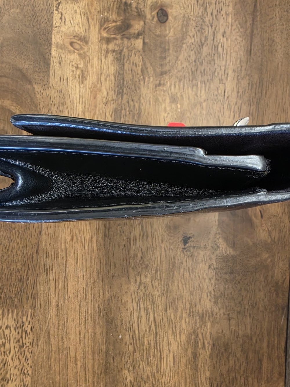 Fendi Black Leather Hypnoteyes Clutch Purse - Picture 11 of 16